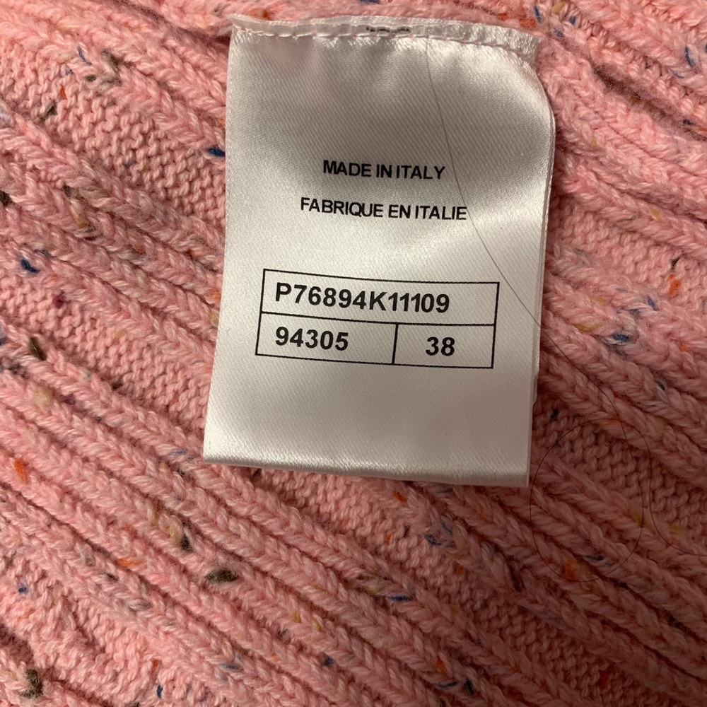 CHANEL Pink Button-Up Cardigan - Picture 7 of 10